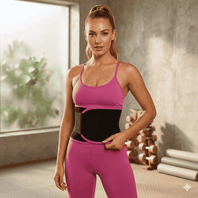 Uni-Sex Adjustable Waist Trimmer Belt - Sweat Slim Support Belt
