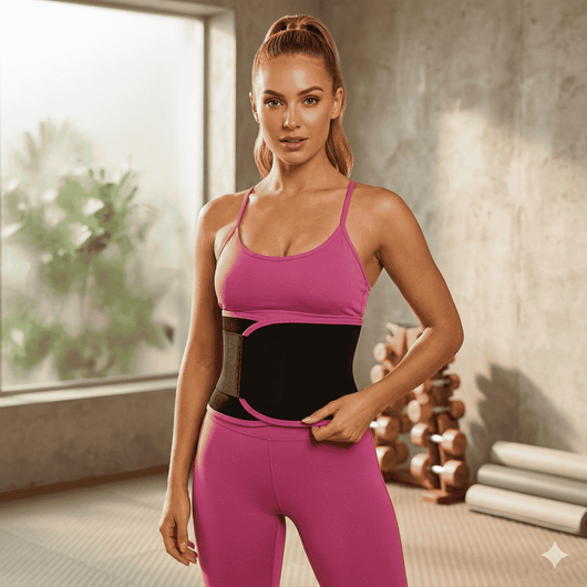 Uni-Sex Adjustable Waist Trimmer Belt - Sweat Slim Support Belt