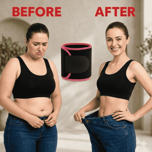Uni-Sex Adjustable Waist Trimmer Belt - Sweat Slim Support Belt