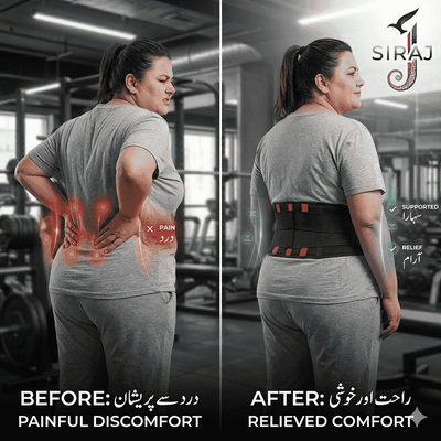 Adjustable Rod Tummy Support Belt – Instant Back Pain Relief & Slimming