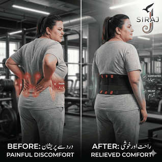 Adjustable Rod Tummy Support Belt – Instant Back Pain Relief & Slimming