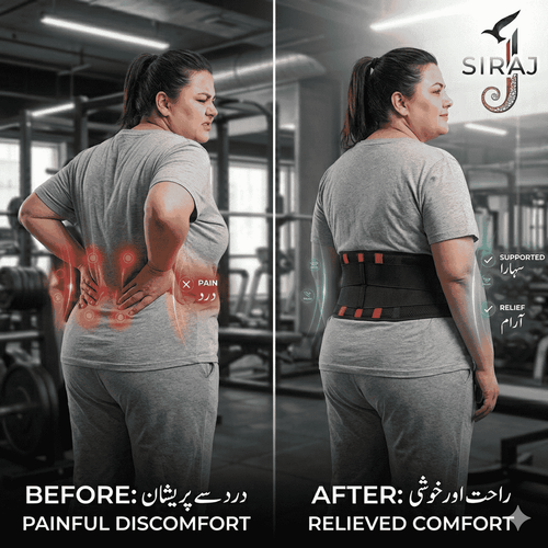Adjustable Rod Tummy Support Belt – Instant Back Pain Relief & Slimming