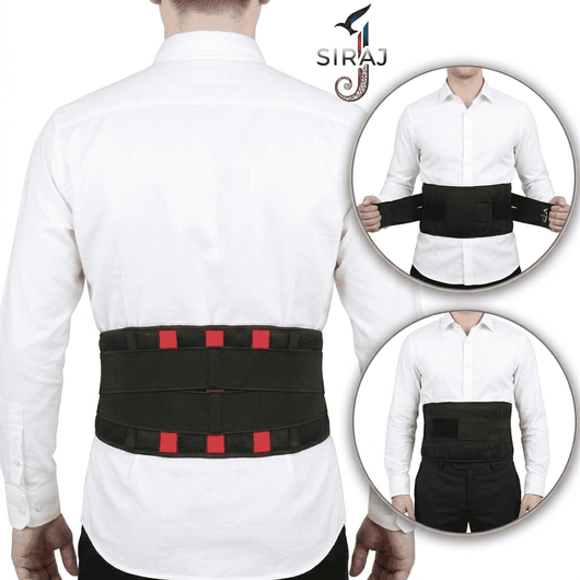 Adjustable Rod Tummy Support Belt – Instant Back Pain Relief & Slimming